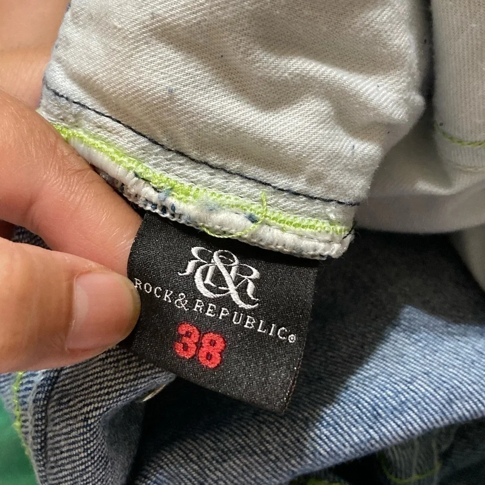 Rock & Republic Boot Cut Jeans Size 38 EUC Y2K Vintage - Picture 2 of 16